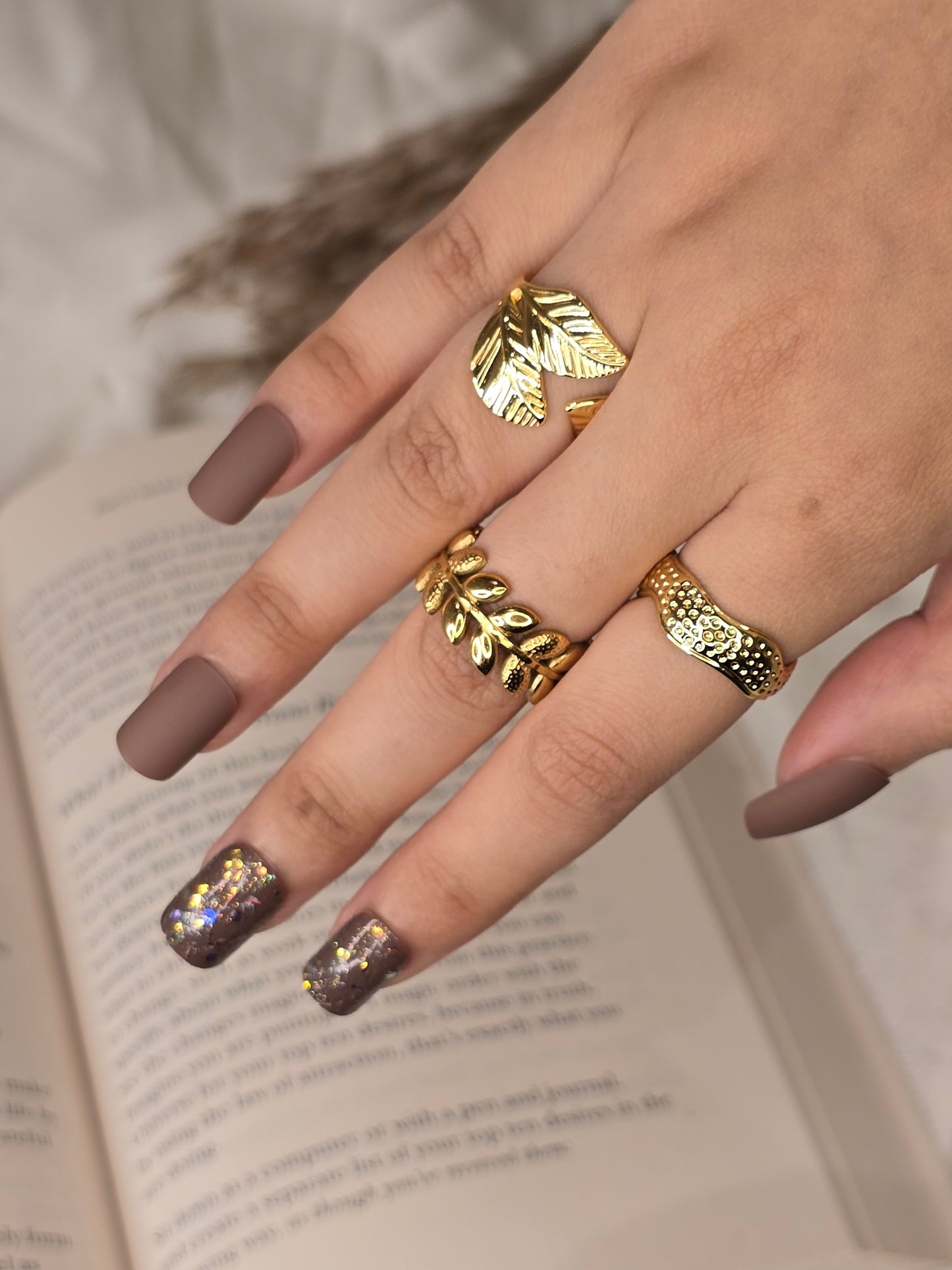 Stacked Ring Jewellery - Set of 3 - 0170