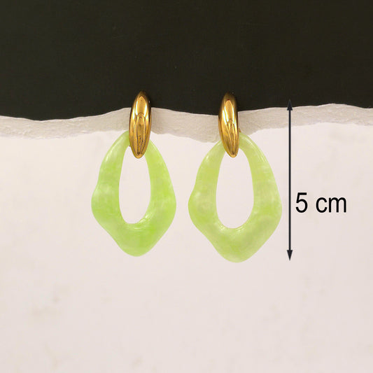AE002 - Jade Drop Earrings