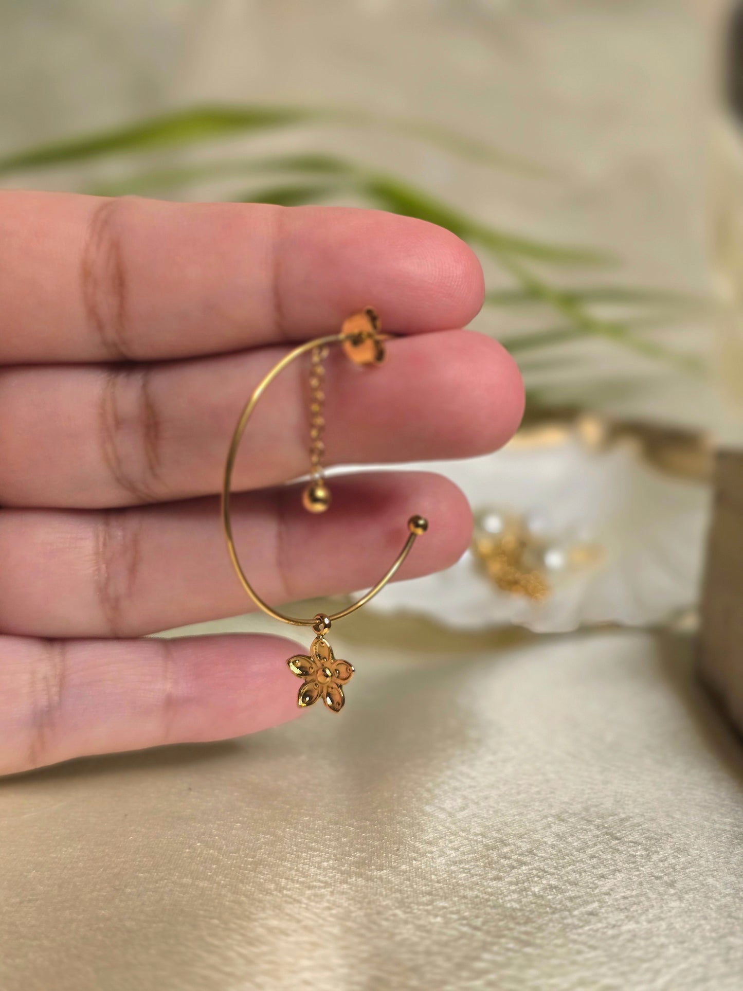 Florette Hoop Earrings Jewellery - 0029