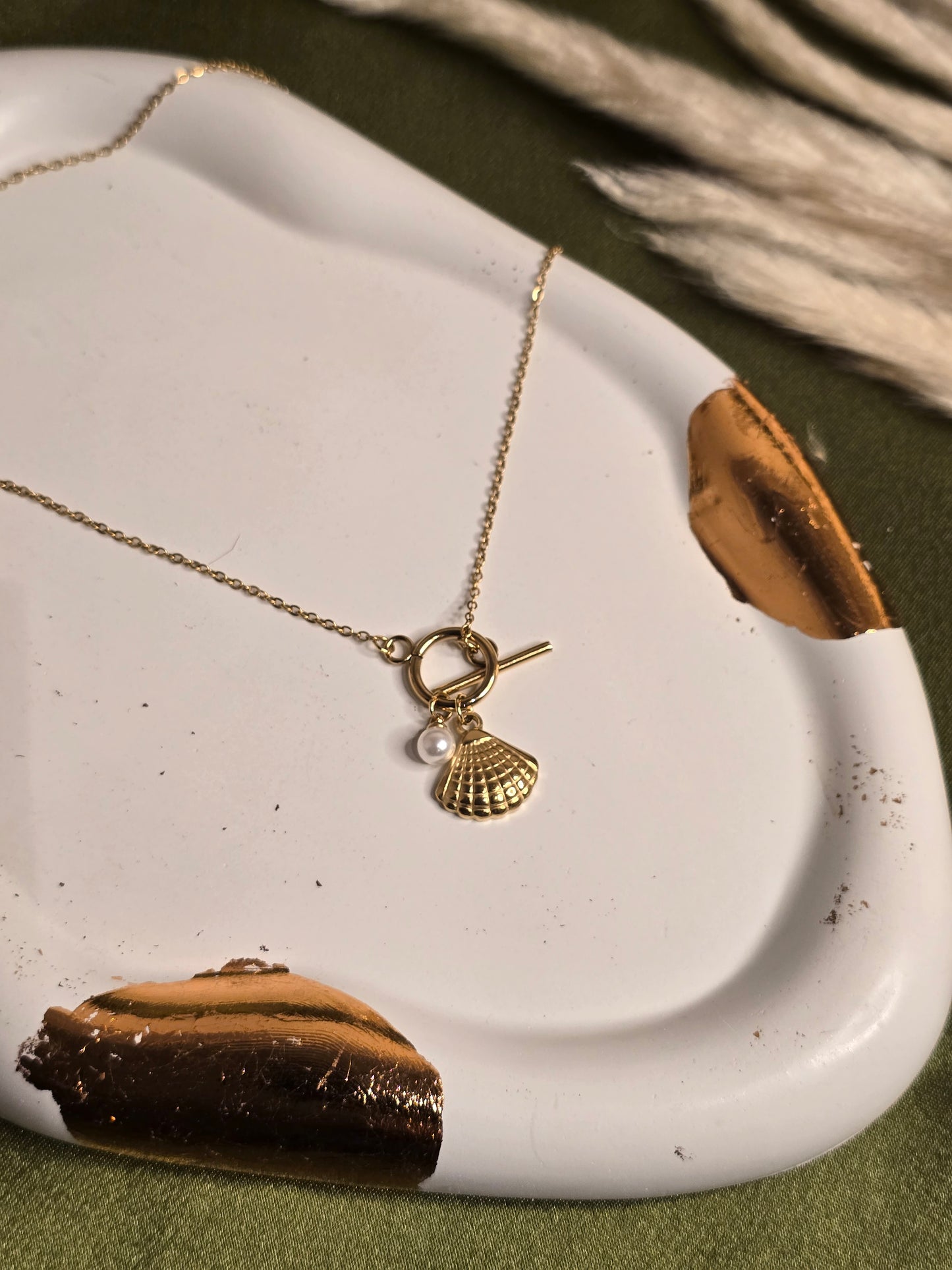 Shell Pearl Necklace Jewellery - 0074