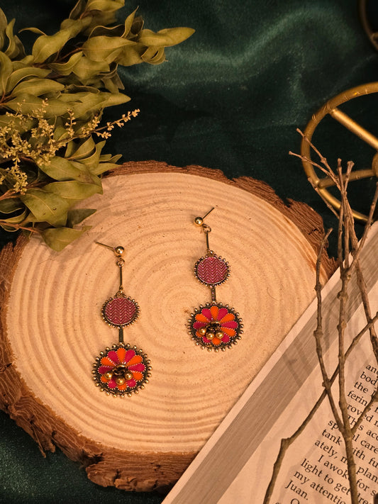 Citrus Chandelier Earrings Jewellery - 0005