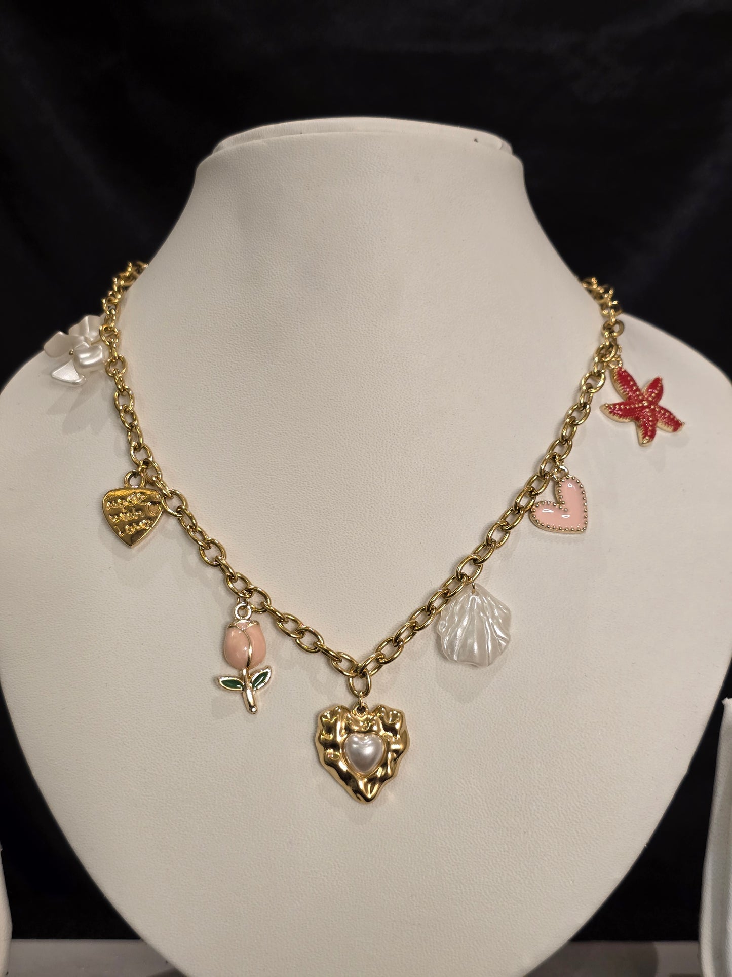 Valentine Charms Necklace Jewellery - 0108