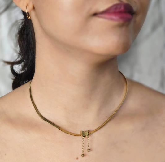 Flutter Drop Necklace Jewellery - 0165