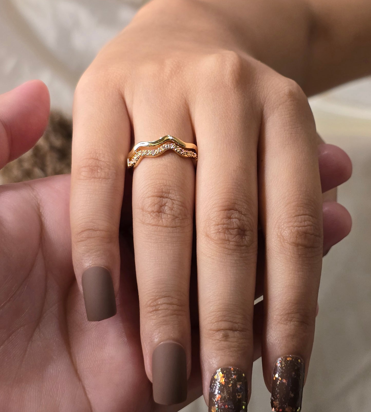 Blush Band Ring Jewellery- 0140