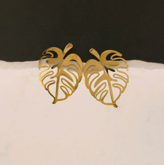 AE007 - Royal Leaf Earrings