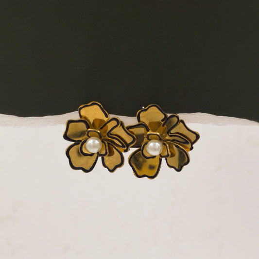 AE015 - Midnight Bloom Earrings