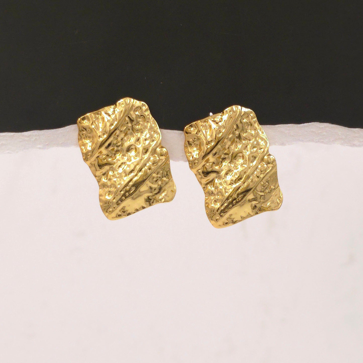 AE016 - Gilded Bar Earrings