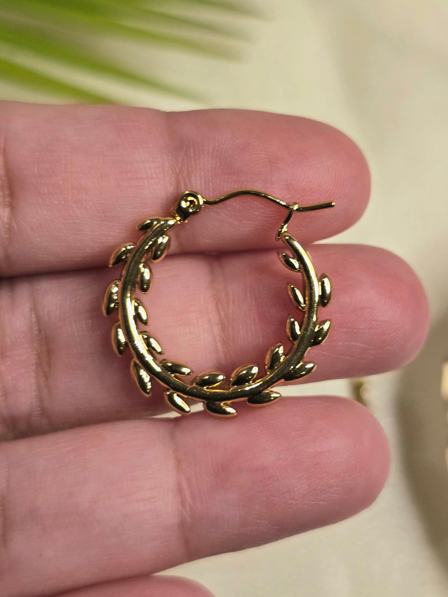 Vine Hoop Earring Jewellery - 0035