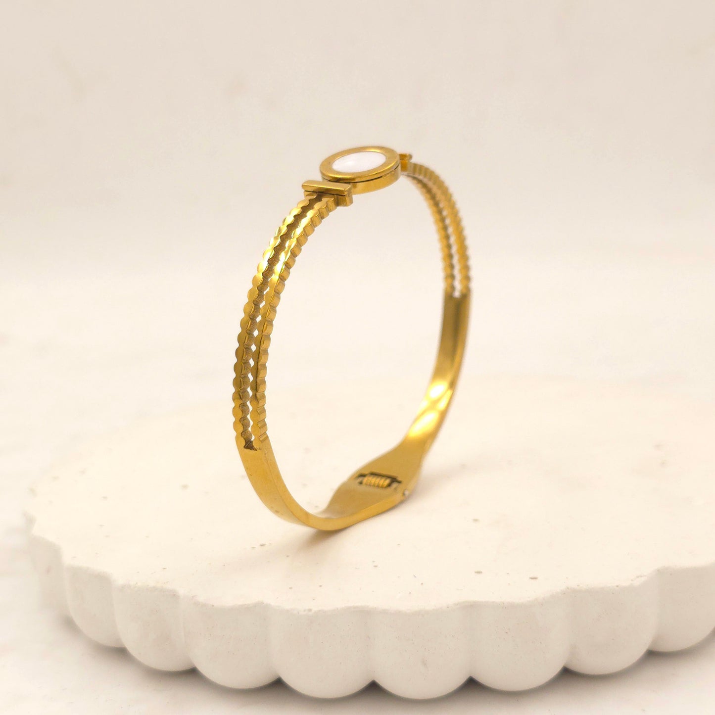 BR003 - White Orbit Bracelet