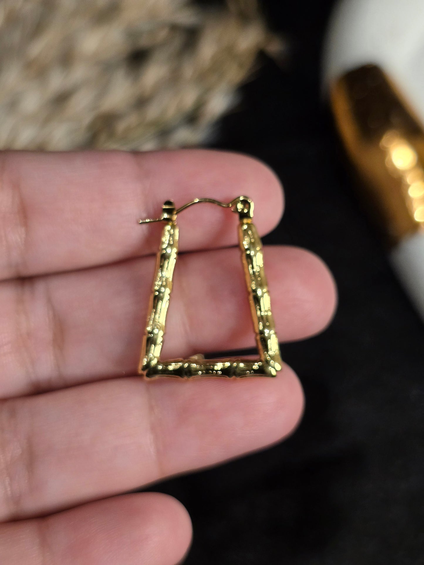 Bamboo Crest Earrings Jewellery - 0041