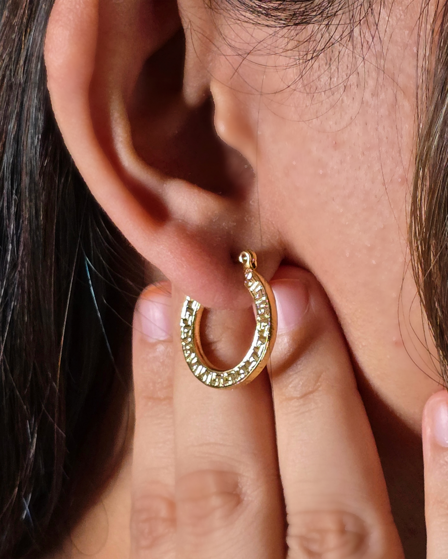Mandala Hoops Earring Jewellery - 0031