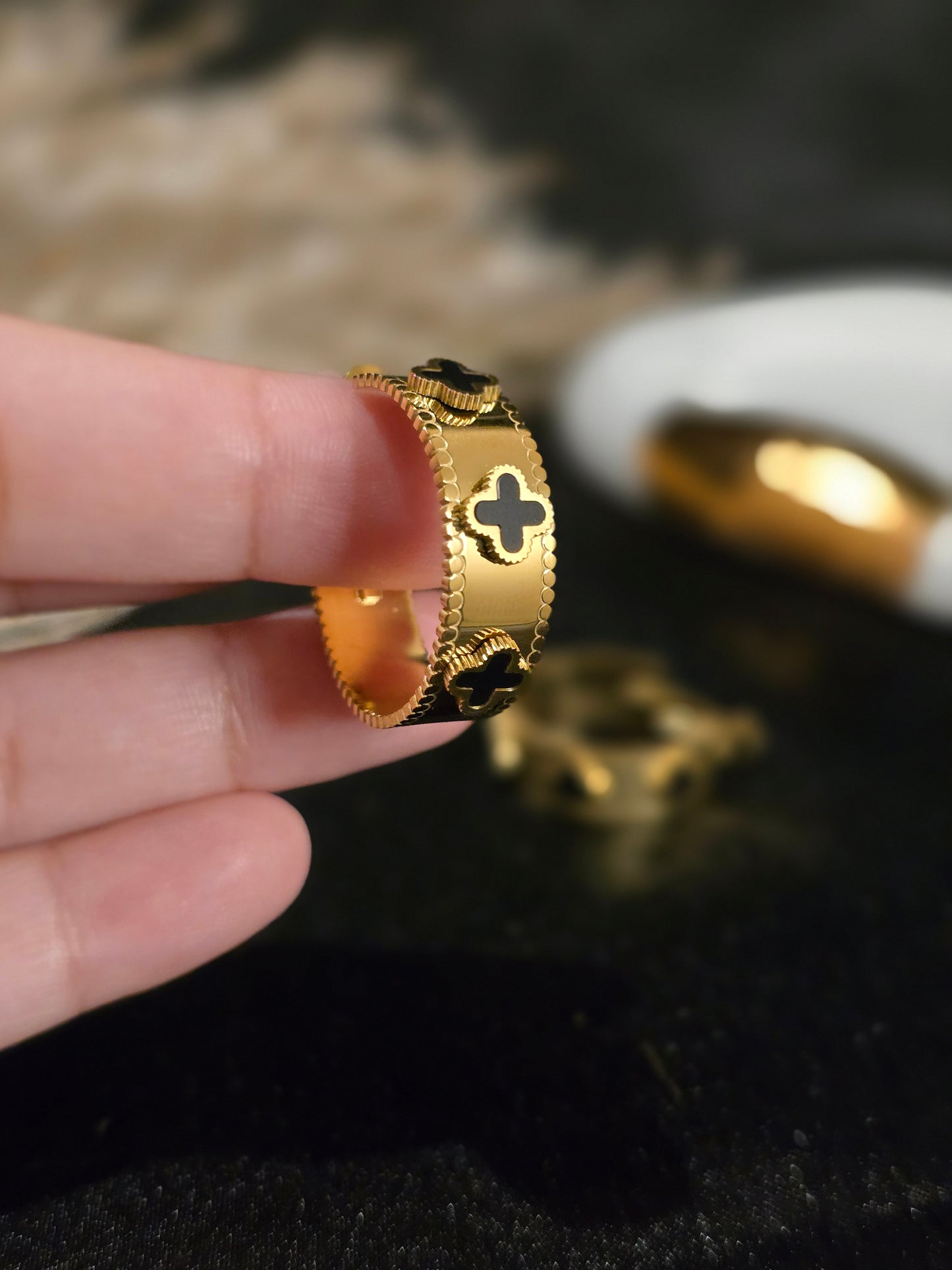 Raven Hoop Earrings Jewellery - 0049
