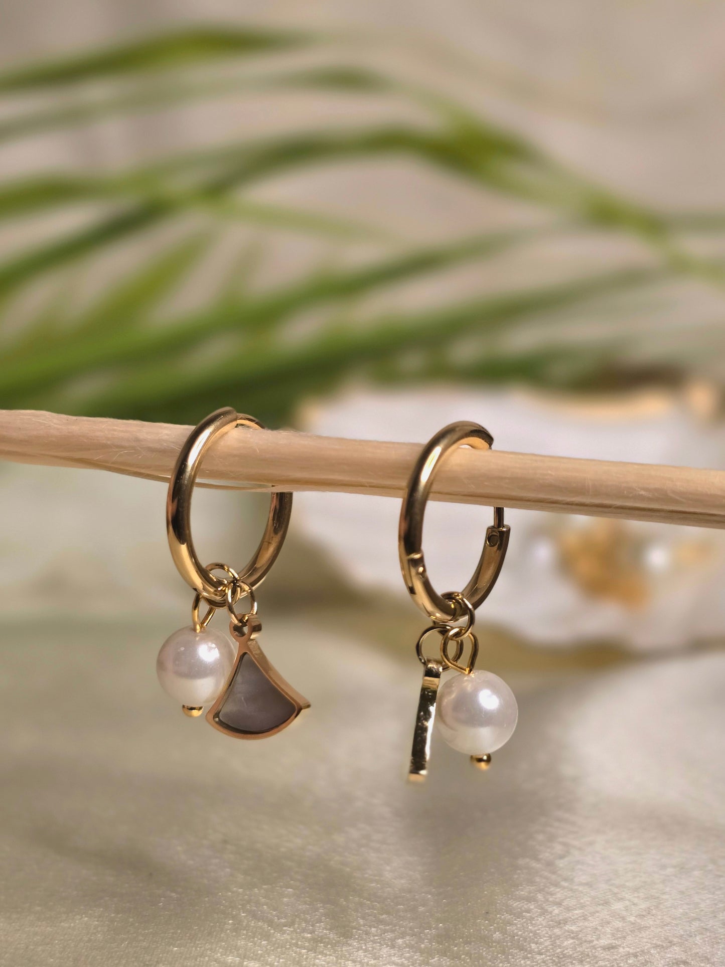 Pearl Prism Earring Jewellery - 0030