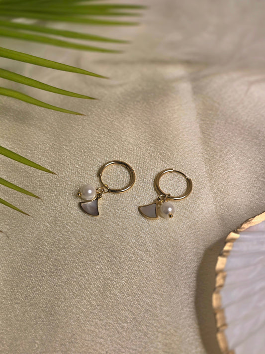Pearl Prism Earring Jewellery - 0030