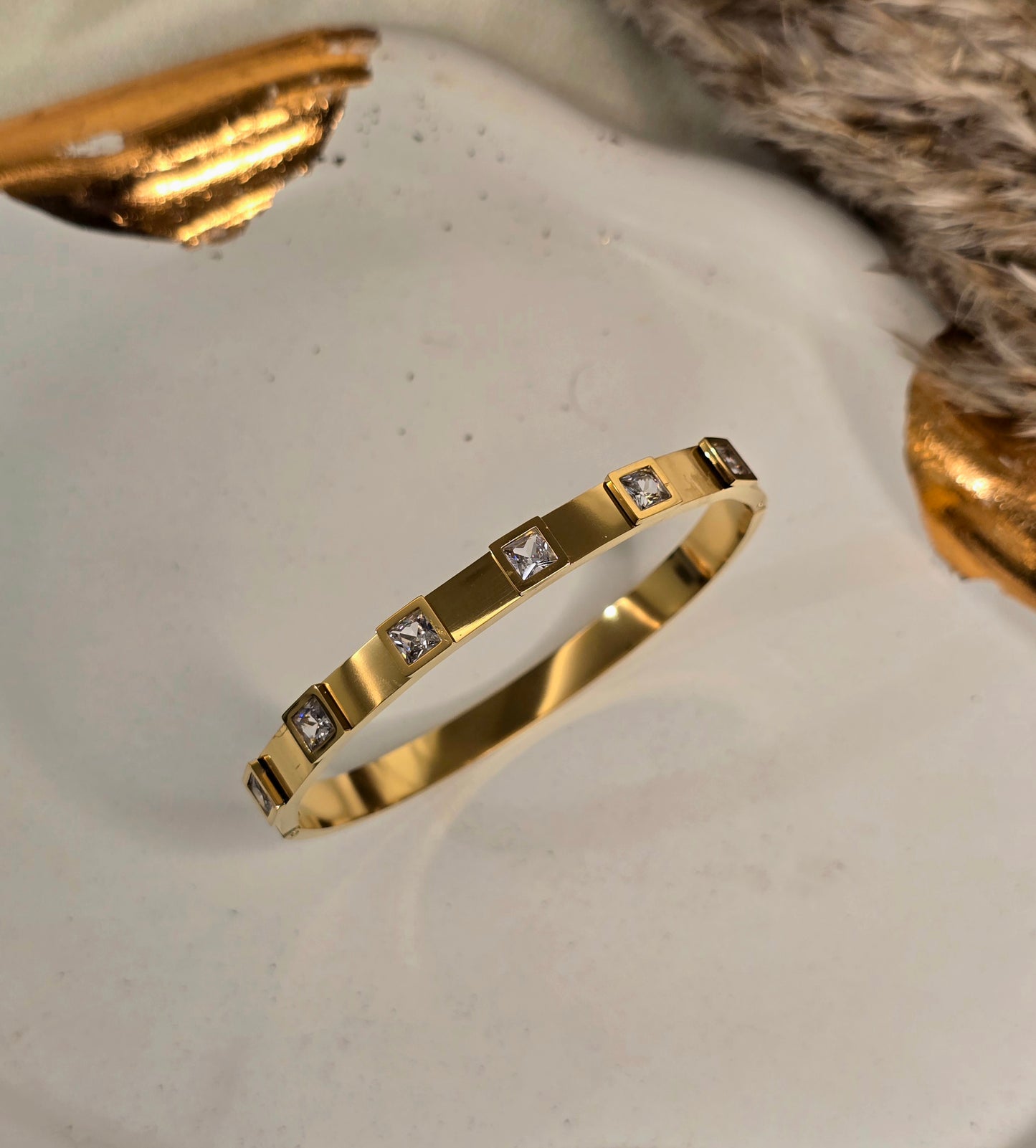 Prism Square Band Bracelet Jewellery - 0206