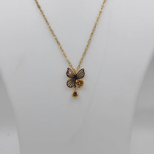 0053- butterfly Necklace