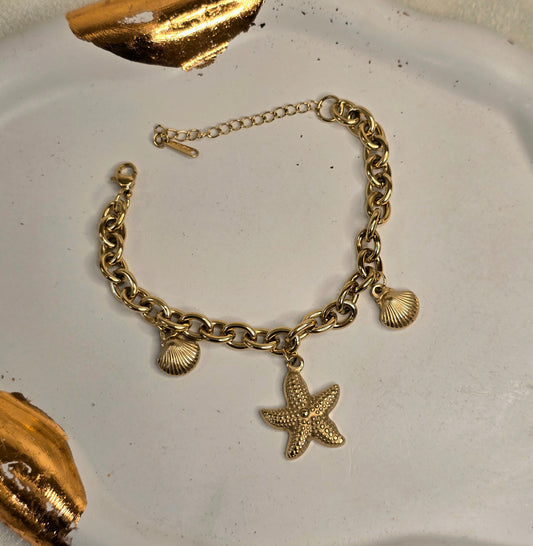 Sea Whisper Chain Bracelet Jewellery - 0133