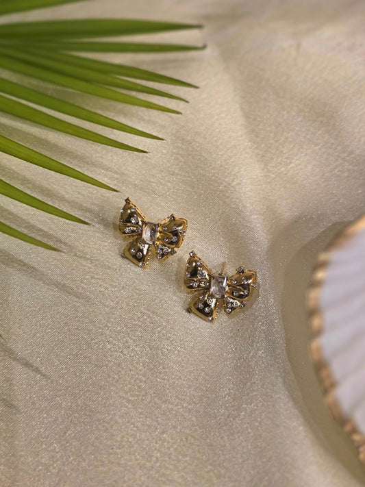 Jewel Bow Earring Jewellery - 0037