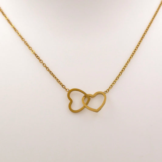 PN019 - Intertwined Hearts Necklace