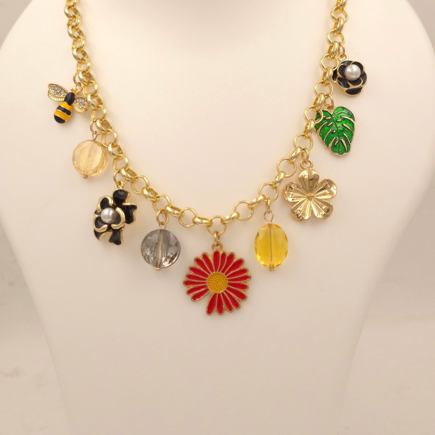 PN035 - Enchanted Forest Charms Necklace