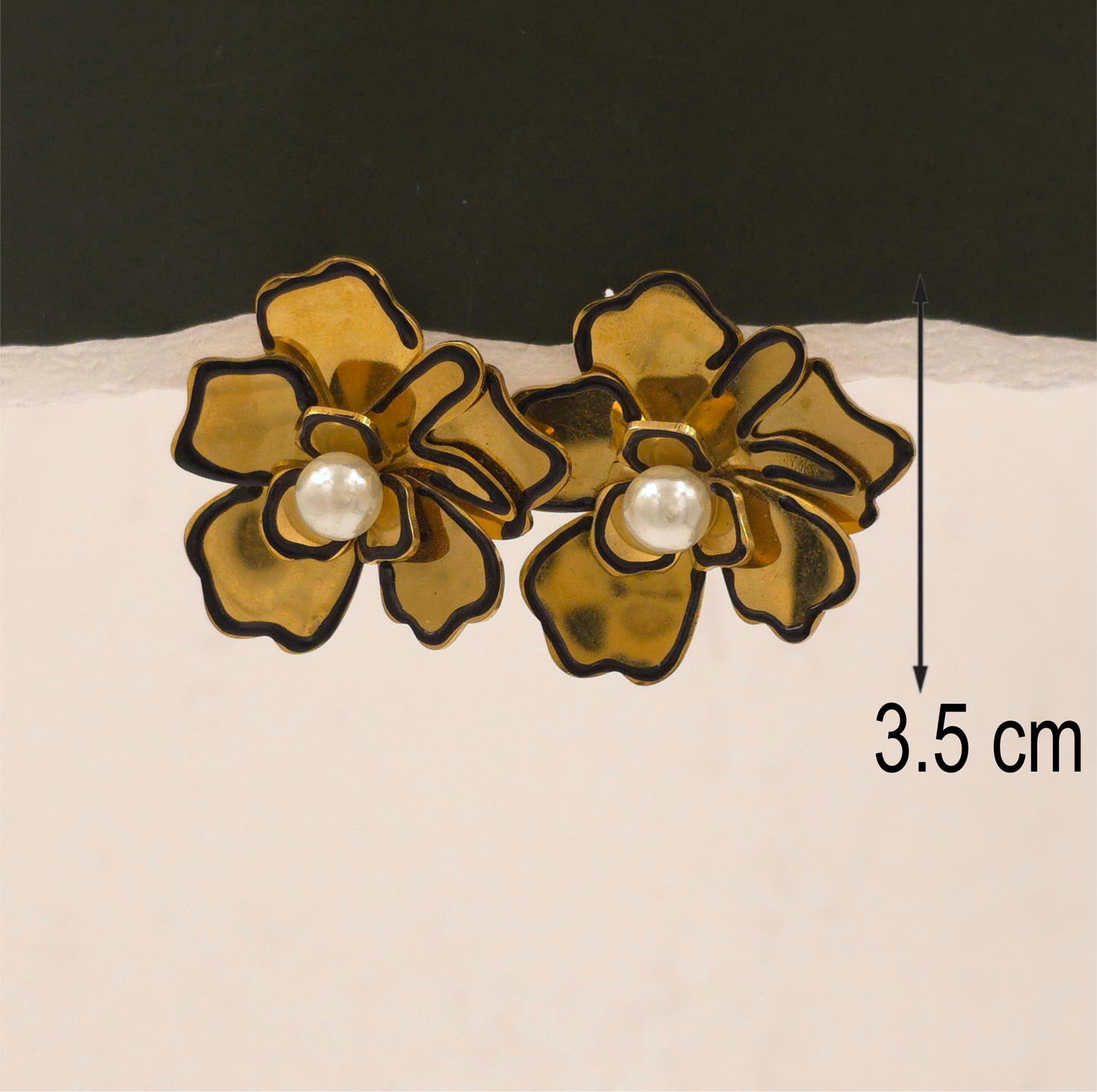 AE015 - Midnight Bloom Earrings