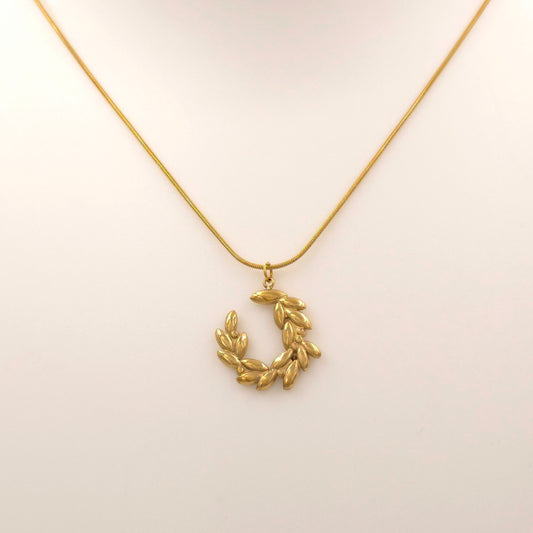 PN001 - Sun Leaves Necklace
