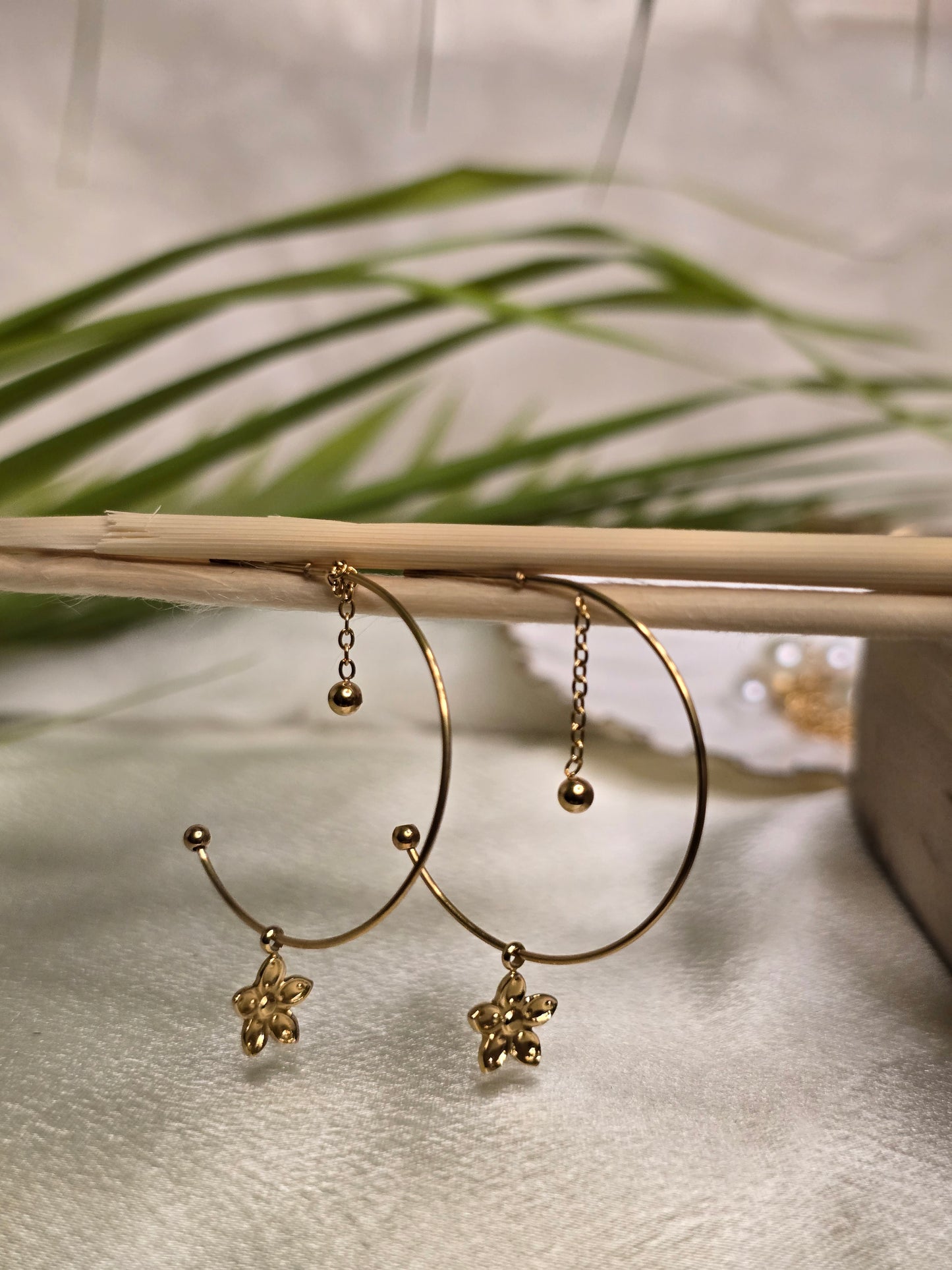 Florette Hoop Earrings Jewellery - 0029
