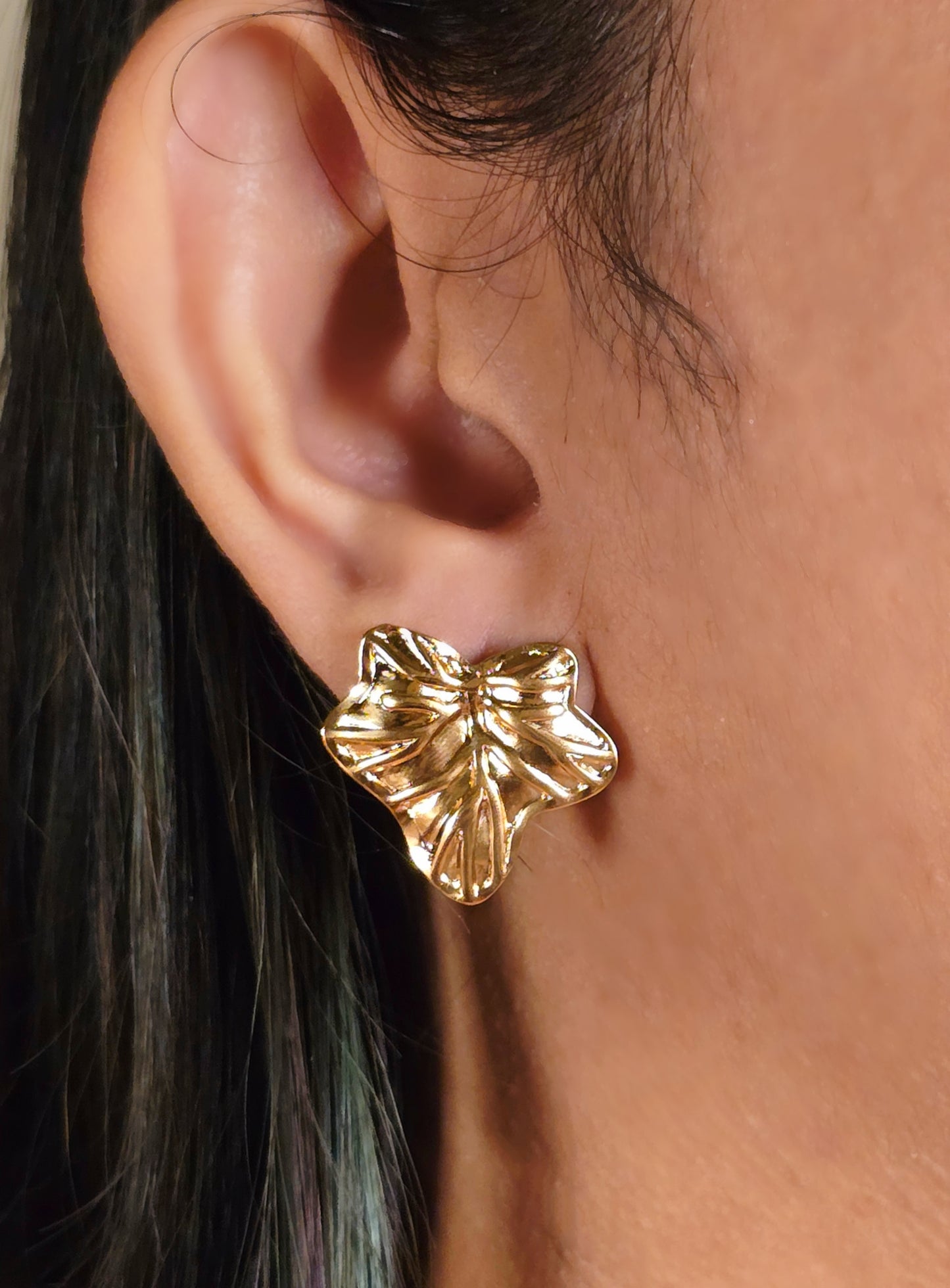Taro Leaf Earrings Jewellery - 0186
