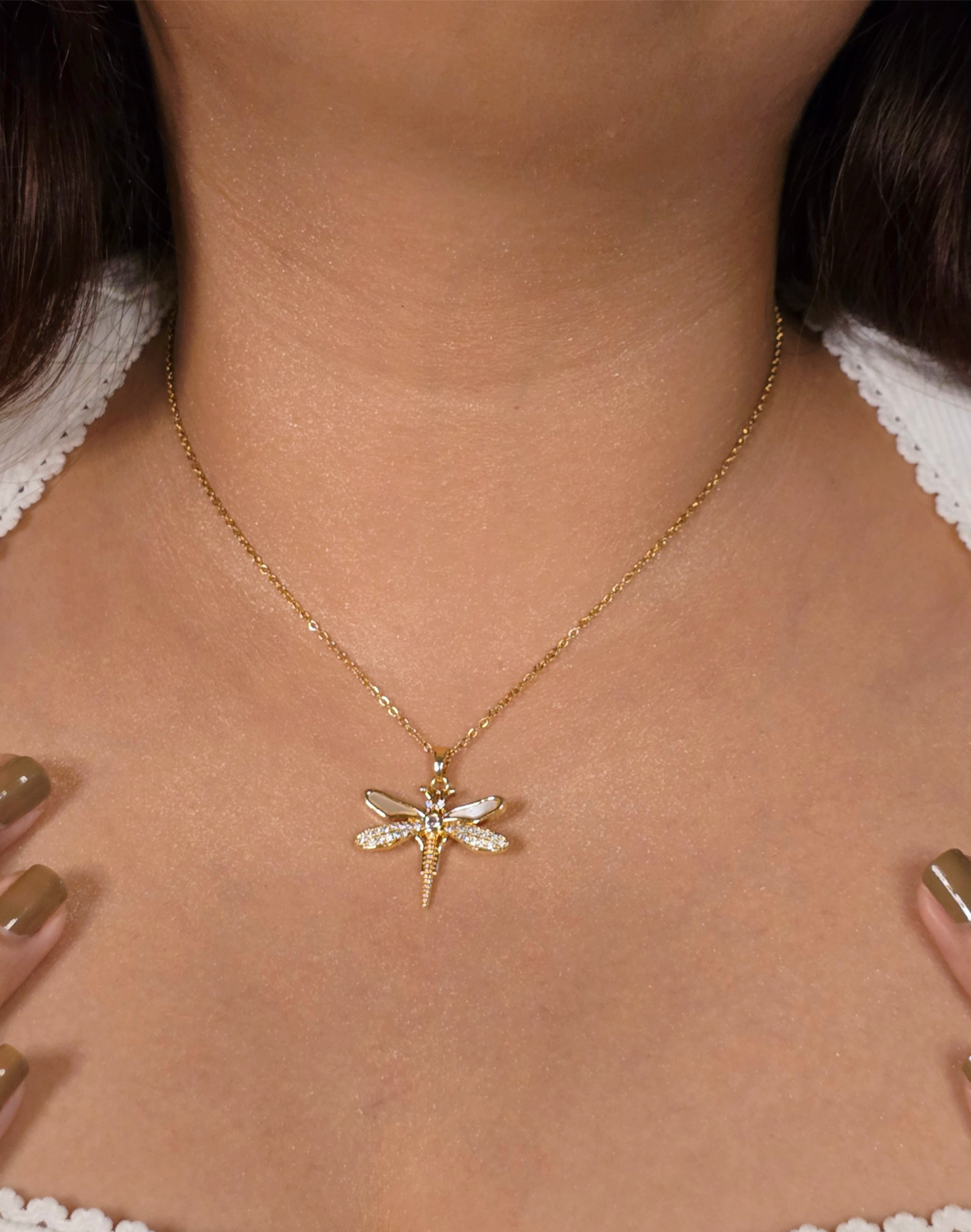 Mystique Dragonfly Necklace Jewellery - 0068
