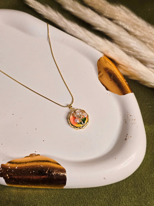 Sunset Blossom Necklace Jewellery - 0061
