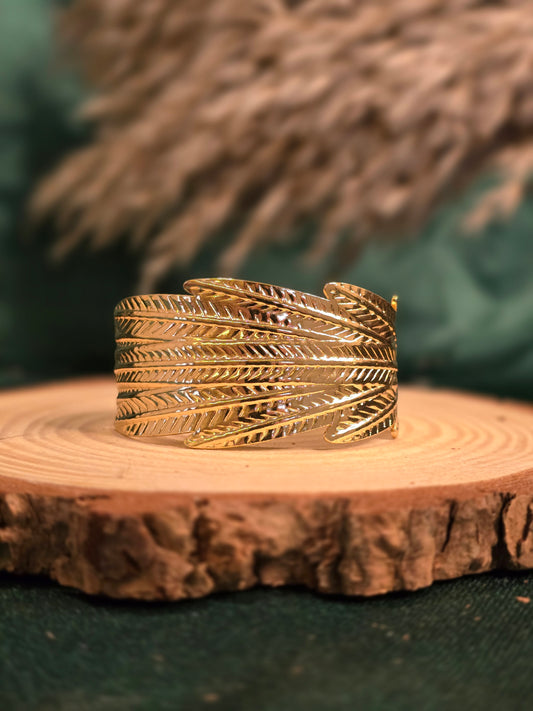 Willow Leaf Cuff Jewellery - 0093