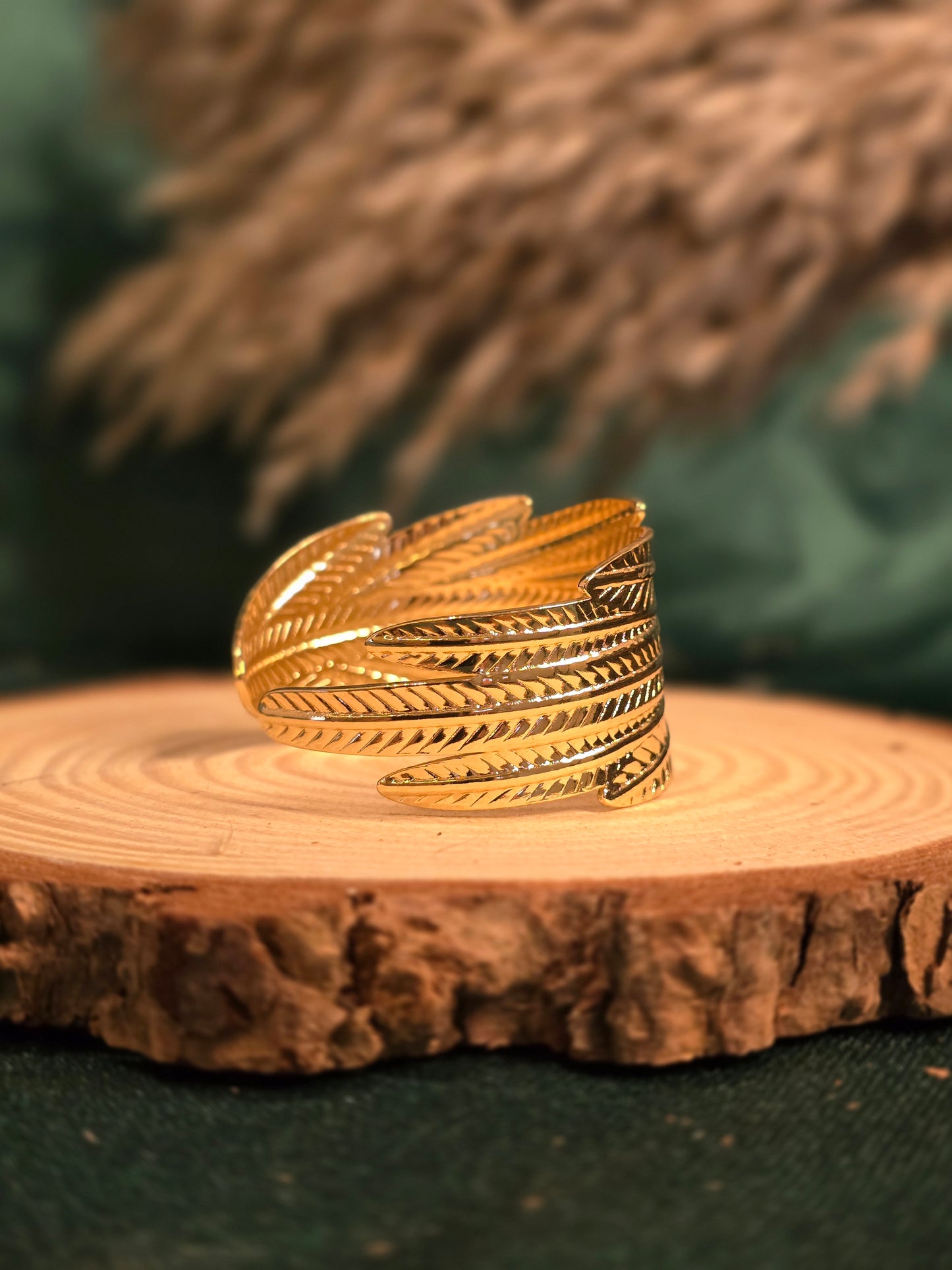 Willow Leaf Cuff Jewellery - 0093