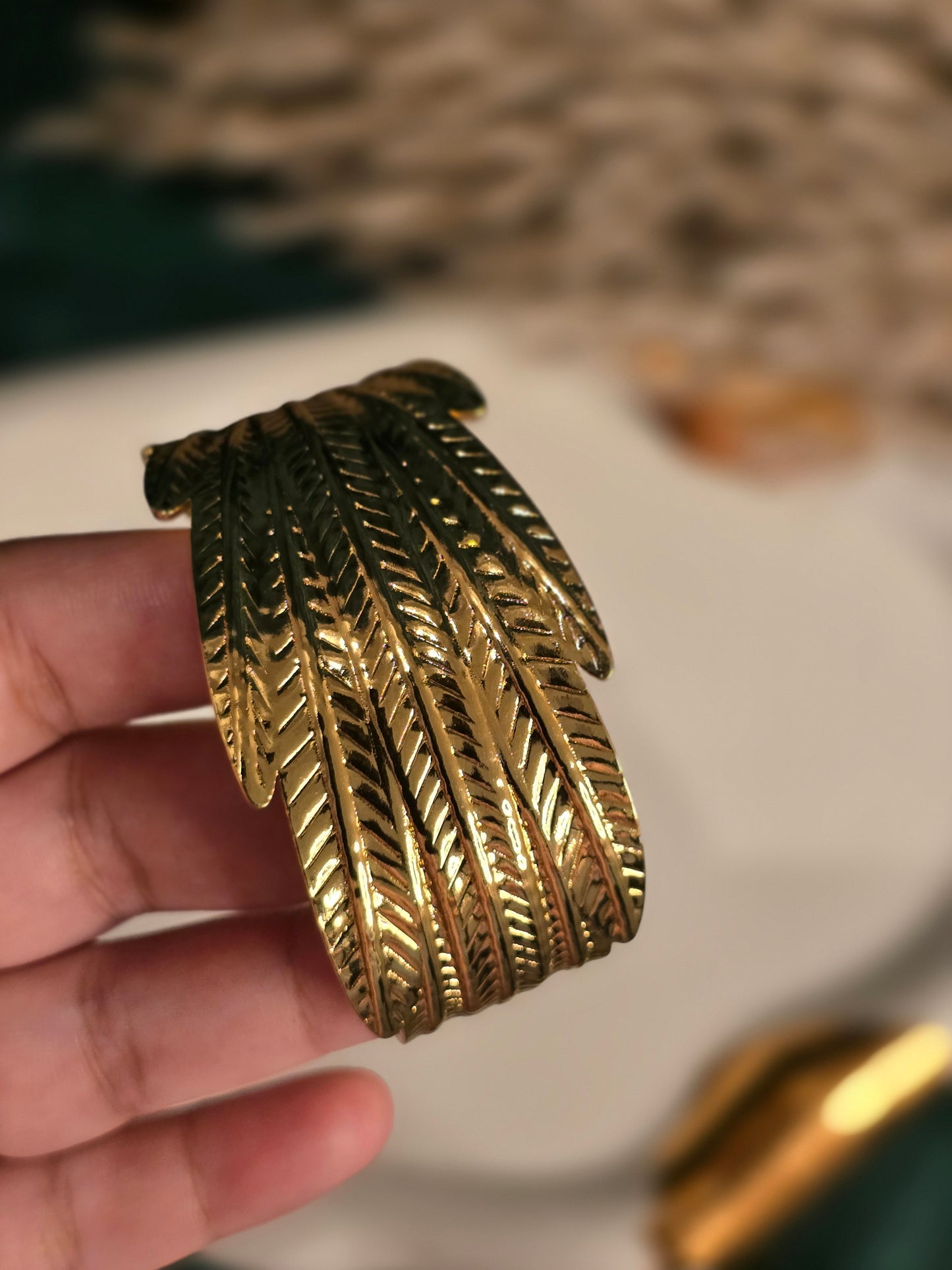 Willow Leaf Cuff Jewellery - 0093